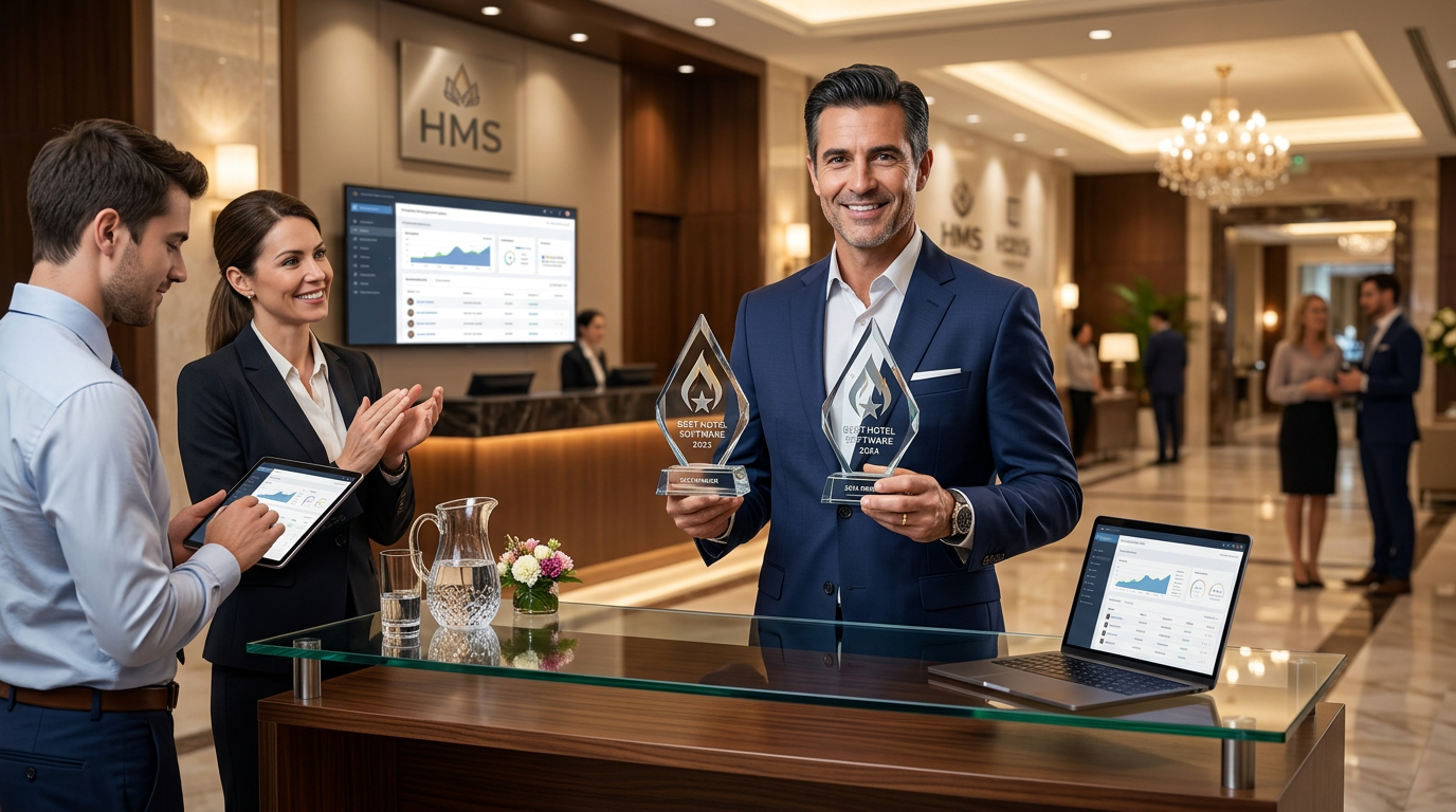HMS Otel Programı Birden fazla kez “en iyi otel yazılımı” ödülü aldı
